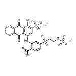 CAS#: 85940-62-1， Potassium sodium 1-amino-4-[(2-carboxy-5-{[2-(sulfonatooxy)ethyl]sulfonyl}phenyl)amino]-9,10-dioxo-9,10-dihydro-2-anthracenesulfonate (1:1:1)
