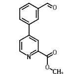 CAS#: 859517-98-9， Methyl 4-(3-formylphenyl)-2-pyridinecarboxylate