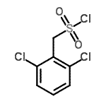 structure of CAS# 85952-31-4, (2,6-Dichlorophenyl)methanesulfonyl chloride;(2,6-Dichlorophenyl)methanesulfonyl chloride #;(2,6-Dichlorophenyl)methanesulphonyl chloride;MFCD11204033