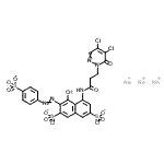 CAS#: 85958-98-1， Trisodium 5-{[3-(4,5-dichloro-6-oxo-1(6H)-pyridazinyl)propanoyl]amino}-4-hydroxy-3-[(4-sulfonatophenyl)diazenyl]-2,7-naphthalenedisulfonate