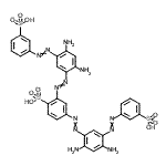 CAS#: 85959-49-5， 2,4-Bis({2,4-diamino-5-[(3-sulfophenyl)diazenyl]phenyl}diazenyl)benzenesulfonic acid