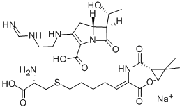 结构式 CAS# 85960-17-4, 亚胺培南