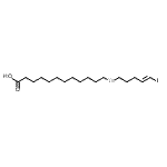 CAS#: 85976-82-5， 12-{[(4E)-5-Iodo-4-penten-1-yl]tellanyl}dodecanoic acid