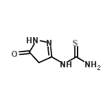 CAS#: 859802-49-6， 1-(5-Oxo-4,5-dihydro-1H-pyrazol-3-yl)thiourea