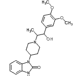 CAS#: 85984-40-3， 1-{1-[1-(3,4-Dimethoxyphenyl)-1-hydroxy-2-propanyl]-4-piperidinyl}-1H-benzimidazol-2-ol