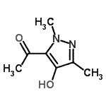 CAS#: 85985-63-3， 1-(4-Hydroxy-1,3-dimethyl-1H-pyrazol-5-yl)ethanone
