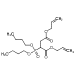 CAS#: 86004-45-7， Diallyl 2-(dibutoxyphosphoryl)succinate