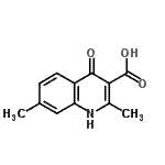 CAS#: 860206-40-2， 2,7-Dimethyl-4-oxo-1,4-dihydro-3-quinolinecarboxylic acid