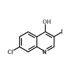 CAS#: 860236-13-1， 7-Chloro-3-iodo-4-quinolinol