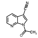 CAS#: 860362-11-4， 1-Acetyl-1H-pyrrolo[2,3-b]pyridine-3-carbonitrile
