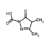 CAS#: 861383-10-0， 3,4-Dimethyl-5-oxo-4,5-dihydro-1H-pyrazole-1-carboxylic acid