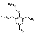 CAS#: 861528-78-1， 3-Allyl-4-(allyloxy)-5-methoxybenzaldehyde