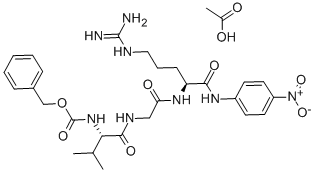 CAS#: 86170-43-6， N-Cbz-Val-Gly-Arg p-Nitroanilide Acetate Salt
