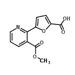CAS#: 862089-25-6， 5-[3-(Methoxycarbonyl)-2-pyridinyl]-2-furoic acid