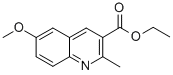 structure of CAS# 86210-92-6, 6-Methoxy-2-Methylquinoline-3-Carboxylic Acid Ethyl Ester;6-METHOXY-2-METHYLQUINOLINE-3-CARBOXYLIC ACID ETHYL ESTER;Ethyl 6-Methoxy-2-Methylquinoline-3-Carboxylate