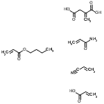 CAS#: 86242-86-6， Methylene-Butanedioic Acid, Polymer With Butyl 2-Propenoate, 2-Propenamide, 2-Propenenitrile And 2-Propenoic Acid