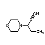 CAS#: 86261-44-1， 4-(1-Pentyn-3-yl)morpholine