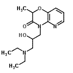 CAS#: 86267-13-2， 4-[3-(Diethylamino)-2-hydroxypropyl]-2-methyl-2H-pyrido[3,2-b][1,4]oxazin-3(4H)-one
