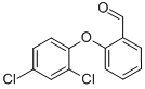 structure of CAS# 86309-06-0, 2-(2,4-Dichlorophenoxy)Benzenecarbaldehyde;2-(2,4-DICHLOROPHENOXY)BENZENECARBALDEHYDE