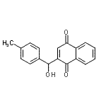 CAS#: 86341-83-5， 2-[Hydroxy(4-methylphenyl)methyl]-1,4-naphthoquinone