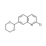 CAS#: 863549-12-6， 2-Chloro-7-(1,3-dioxan-2-yl)quinoline