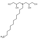 CAS#: 86413-75-4， 3,3'-(Dodecylimino)di(1,2-propanediol)