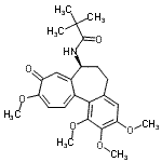 CAS#: 86436-38-6， 2,2-Dimethyl-N-[(7S)-1,2,3,10-tetramethoxy-9-oxo-5,6,7,9-tetrahydrobenzo[a]heptalen-7-yl]propanamide