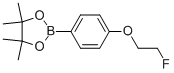structure of CAS# 864754-47-2, 2-[4-(2-Fluoro-Ethoxy)-Phenyl]-4,4,5,5-Tetramethyl-[1,3,2]Dioxaborolane;Fs010882