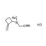 CAS#: 864759-48-8， [Methyl(2-oxocyclobutyl)amino]acetonitrile hydrochloride (1:1)