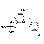 CAS#: 864876-00-6， 4-Bromo-N-hydroxy-Nalpha-{[(2-methyl-2-propanyl)oxy]carbonyl}-L-phenylalaninamide