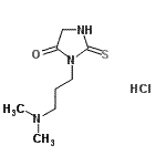 CAS#: 86503-26-6， 3-[3-(Dimethylamino)propyl]-2-thioxo-4-imidazolidinone hydrochloride (1:1)
