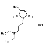 CAS#: 86503-35-7， 3-[3-(Diethylamino)propyl]-5-methyl-2-thioxo-4-imidazolidinone hydrochloride (1:1)