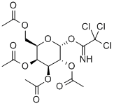 structure of CAS# 86520-63-0, alpha-D-Galactopyranose, 2,3,4,6-Tetraacetate 1-(2,2,2-Trichloroethanimidate)