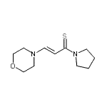 CAS#: 865294-11-7， (2E)-3-(4-Morpholinyl)-1-(1-pyrrolidinyl)-2-propene-1-thione