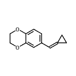 CAS#: 865438-44-4， 6-(Cyclopropylidenemethyl)-2,3-dihydro-1,4-benzodioxine