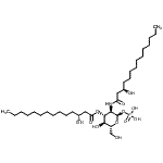 CAS#: 86559-73-1， 2-Deoxy-3-O-[(3R)-3-hydroxytetradecanoyl]-2-{[(3R)-3-hydroxytetradecanoyl]amino}-1-O-phosphono-alpha-D-glucopyranose