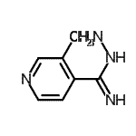 CAS 登录号：865610-60-2， 3-甲基-4-吡啶亚氨酸酰肼