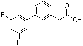 CAS#: 866108-77-2， (3',5'-Difluoro-3-biphenylyl)acetic acid