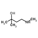 结构式 CAS# 866223-53-2, 2-甲基-4-(甲基氨基)-2-丁醇