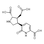 CAS#: 86630-09-3， 5-[(3S,4S,5S)-5-Carboxy-4-(carboxymethyl)-3-pyrrolidinyl]-6-oxo-1,6-dihydro-2-pyridinecarboxylic acid