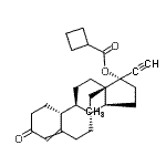 CAS#: 86679-36-9， (8R,9S,10R,13S,14S,17S)-13-Ethyl-17-ethynyl-3-oxo-2,3,6,7,8,9,10,11,12,13,14,15,16,17-tetradecahydro-1H-cyclopenta[a]phenanthren-17-yl cyclobutanecarboxylate