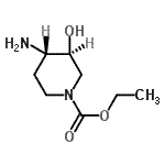 CAS#: 86718-22-1， Ethyl (3S,4S)-4-amino-3-hydroxy-1-piperidinecarboxylate