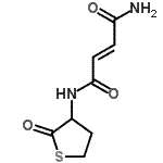 CAS 登录号：86725-08-8， (2E)-N-(2-氧代四氢-3-噻吩基)-2-丁烯二酰胺