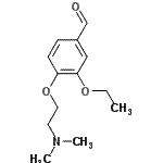 CAS#: 86759-23-1， 4-[2-(Dimethylamino)ethoxy]-3-ethoxybenzaldehyde