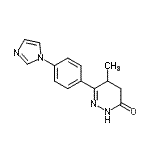 CAS#: 86798-59-6， 6-[4-(1H-Imidazol-1-yl)phenyl]-5-methyl-4,5-dihydro-3(2H)-pyridazinone
