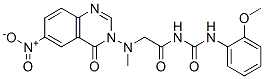 CAS#: 86816-95-7， N-(((2-Methoxyphenyl)Amino)Carbonyl)-2-(((6-Nitro-4-Oxo-3(4H)-Quinazolinyl)Methyl)Amino)-Acetamide