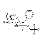 CAS#: 868230-98-2， Phenyl 2-deoxy-1-thio-2-{[(2,2,2-trichloroethoxy)carbonyl]amino}-alpha-L-allopyranoside