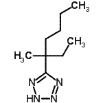 CAS#: 86842-37-7， 5-(3-Methyl-3-heptanyl)-2H-tetrazole
