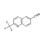 CAS#: 868662-64-0， 2-(Trifluoromethyl)-6-quinolinecarbonitrile