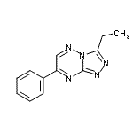 CAS#: 86869-95-6， 3-Ethyl-7-phenyl[1,2,4]triazolo[4,3-b][1,2,4]triazine